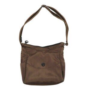 Pacsafe CitySafe 100 Brown Black Travel Security Crossbody Handbag Purse Bag